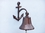 Handcrafted Model Ships BL-2018-2-AC Antique Copper Hanging Anchor Bell 10"