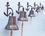 Handcrafted Model Ships BL-2018-2-AC Antique Copper Hanging Anchor Bell 10"