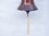 Handcrafted Model Ships BL-2019-9-AC Antique Copper Hanging Ships Bell 11"