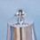 Handcrafted Model Ships BL2019-13C Chrome Hanging Ship's Bell 18"