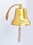 Handcrafted Model Ships BL2021-11B Brass Plated Hanging Harbor Bell 10"
