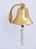 Handcrafted Model Ships BL2021-7B Brass Plated Hanging Harbor Bell 5.5&quot;