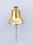 Handcrafted Model Ships BL2021-9B Brass Plated Hanging Harbor Bell 7&quot;