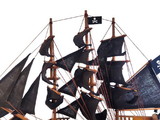 Handcrafted Model Ships Black-Falcon-15-Lim-Black-Sails Wooden Captain Kidd's Black Falcon Black Sails Limited Model Pirate Ship 15