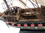 Handcrafted Model Ships Black-Falcon-26-White-Sails Wooden Captain Kidd's Black Falcon White Sails Limited Model Pirate Ship 26"