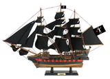 Handcrafted Model Ships Charles-26-Black-Sails Wooden John Halsey's Charles Black Sails Limited Model Pirate Ship 26