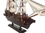 Handcrafted Model Ships Charles-White-Sails-20 Wooden John Halsey's Charles White Sails Pirate Ship Model 20"