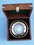 Handcrafted Model Ships co-0525 Antique Brass Gimbal Compass w/ Rosewood Box 5"