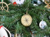 Handcrafted Model Ships CO-0606-XMASS Brass Emerson Poem Compass Christmas Tree Ornament 5
