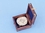 Handcrafted Model Ships CO-0633 Solid Brass Emerson Poem Compass 4" w/ Rosewood Box