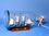 Handcrafted Model Ships Cutty Bottle Cutty Sark Model Ship in a Glass Bottle 11"