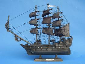 Handcrafted Model Ships Dutchman 14 Wooden Flying Dutchman Model Pirate Ship 14"