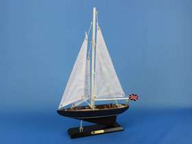 Handcrafted Model Ships Endeavour 16 Wooden Endeavour Model Sailboat Decoration 16"