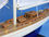 Handcrafted Model Ships ENT-R-35 Wooden Enterprise Model Sailboat Decoration 35"