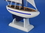 Handcrafted Model Ships Enterprise-9-Xmas Wooden Enterprise Model Sailboat Christmas Ornament 9"