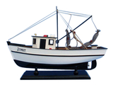 Handcrafted Model Ships FB221- Jenny Wooden Forrest Gump - Jenny Model Shrimp Boat 16