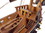 Handcrafted Model Ships Fearless-15-Lim-Black-Sails Wooden Fearless Black Sails Limited Model Pirate Ship 15"