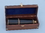 Handcrafted Model Ships FT-0212-ANL Deluxe Class Admiral Antique Brass Leather Spyglass Telescope 27" w/ Rosewood Box