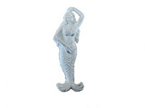 Handcrafted Model Ships G-70-079-W Whitewashed Cast Iron Mermaid Door Knocker 7