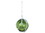 Handcrafted Model Ships GB3-G-N-LED LED Lighted Green Japanese Glass Ball Fishing Float with White Netting Decoration 3"
