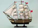 Handcrafted Model Ships hmssurprise14 Wooden Master And Commander HMS Surprise Tall Model Ship 14