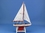 Handcrafted Model Ships It-Floats-Red Wooden It Floats 12" - Red Floating Sailboat Model