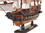 Handcrafted Model Ships Jolly-Roger-15-Lim-White-Sails Wooden Captain Hook's Jolly Roger from Peter Pan White Sails Limited Model Pirate Ship 15"