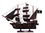 Handcrafted Model Ships Jolly-Roger-Black-Sails-15 Wooden Captain Hook's Jolly Roger from Peter Pan Black Sails Pirate Ship Model 15"