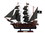 Handcrafted Model Ships Jolly-Roger-Black-Sails-20 Wooden Captain Hook's Jolly Roger from Peter Pan Black Sails Pirate Ship Model 20"