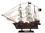 Handcrafted Model Ships Jolly-Roger-White-Sails-20 Wooden Captain Hook's Jolly Roger from Peter Pan White Sails Pirate Ship Model 20"