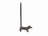 Handcrafted Model Ships K-0029A-Cast-Iron-Toilet Cast Iron Dog Extra Toilet Paper Stand 12