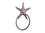 Handcrafted Model Ships K-0102D-RC Rustic Copper Cast Iron Starfish Towel Holder 8.5&quot;