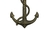 Handcrafted Model Ships K-0137-gold Antique Gold Cast Iron Anchor 17"