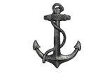 Handcrafted Model Ships K-0137-silver Antique Silver Cast Iron Anchor 17