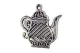 Handcrafted Model Ships K-0267-Silver Rustic Silver Cast Iron Teapot Trivet 9