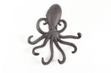 Handcrafted Model Ships K-0754-Cast-Iron Cast Iron Wall Mounted Decorative Octopus Hooks 7