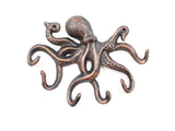 Handcrafted Model Ships K-0942-RC Rustic Copper Cast Iron Octopus Hook 11