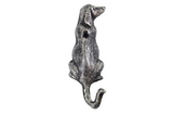Handcrafted Model Ships K-0950-Silver Rustic Silver Cast Iron Dog Hook 6"