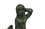 Handcrafted Model Ships K-0957-bronze Antique Seaworn Bronze Cast Iron Sitting Mermaid 3"