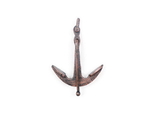 Handcrafted Model Ships K-1089-RC Rustic Copper Cast Iron Anchor Paperweight 5