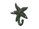 Handcrafted Model Ships K-1112-starfish-bronze Antique Seaworn Bronze Cast Iron Starfish Hook 6