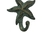 Handcrafted Model Ships K-1112-starfish-bronze Antique Seaworn Bronze Cast Iron Starfish Hook 4"