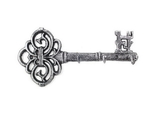 Handcrafted Model Ships K-1199-Silver Rustic Silver Cast Iron Vintage Key Wall Mounted Key Hooks 11