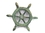 Handcrafted Model Ships K-1293-bronze Antique Bronze Cast Iron Ship Wheel Decorative Paperweight 4"