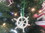Handcrafted Model Ships K-1293-W-x Whitewashed Cast Iron Ship Wheel Decorative Christmas Ornament 4"
