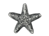 Handcrafted Model Ships K-1411A-silver Antique Silver Cast Iron Starfish Bottle Opener 3