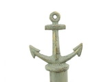 Handcrafted Model Ships K-1414B-bronze-Toilet Rustic Seaworn Bronze Cast Iron Anchor Extra Toilet Paper Stand 16