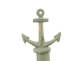 Handcrafted Model Ships K-1414B-bronze Seaworn Bronze Cast Iron Anchor Paper Towel Holder 16"