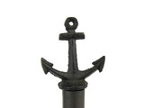 Handcrafted Model Ships K-1414B-cast-iron-Toilet Cast Iron Anchor Extra Toilet Paper Stand 16"
