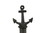 Handcrafted Model Ships K-1414B-cast-iron-Toilet Cast Iron Anchor Extra Toilet Paper Stand 16&quot;